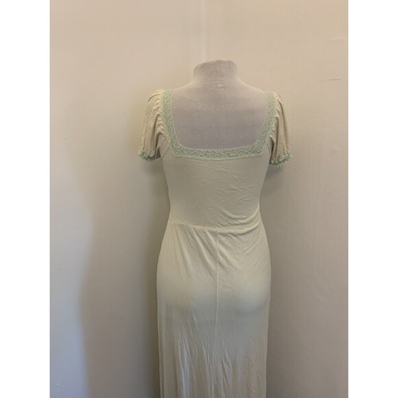 Charmode Mint Green VTG 60s Coquette Milkmaid Babydoll Fairy Nightgown Sleeve 34 - Picture 14 of 16